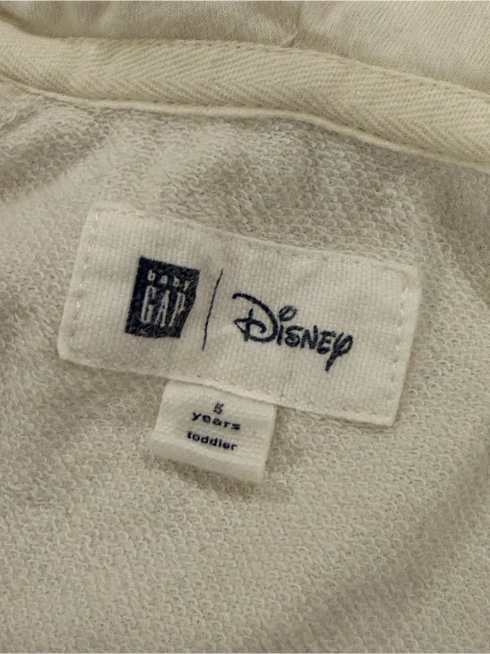 BabyGAP Cream Zip-Up Hoodie Jacket for Kids - Minnie Mouse